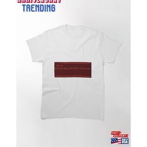 Lethal Company Notes Paranoid Colour Fill Classic Tshirt